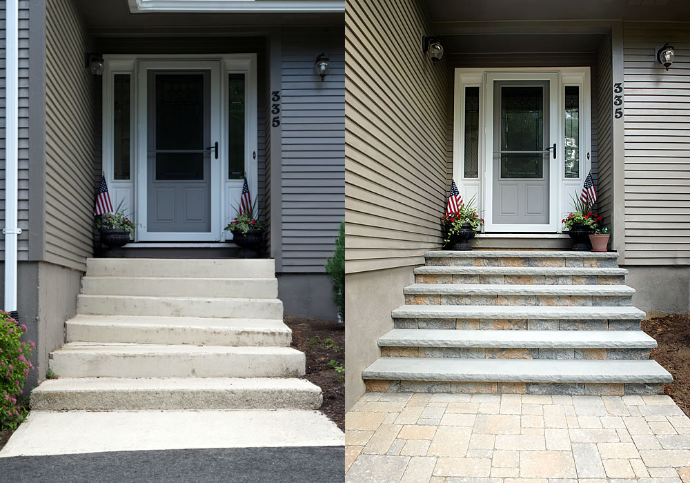 Before and after landscaping transformation – project 2